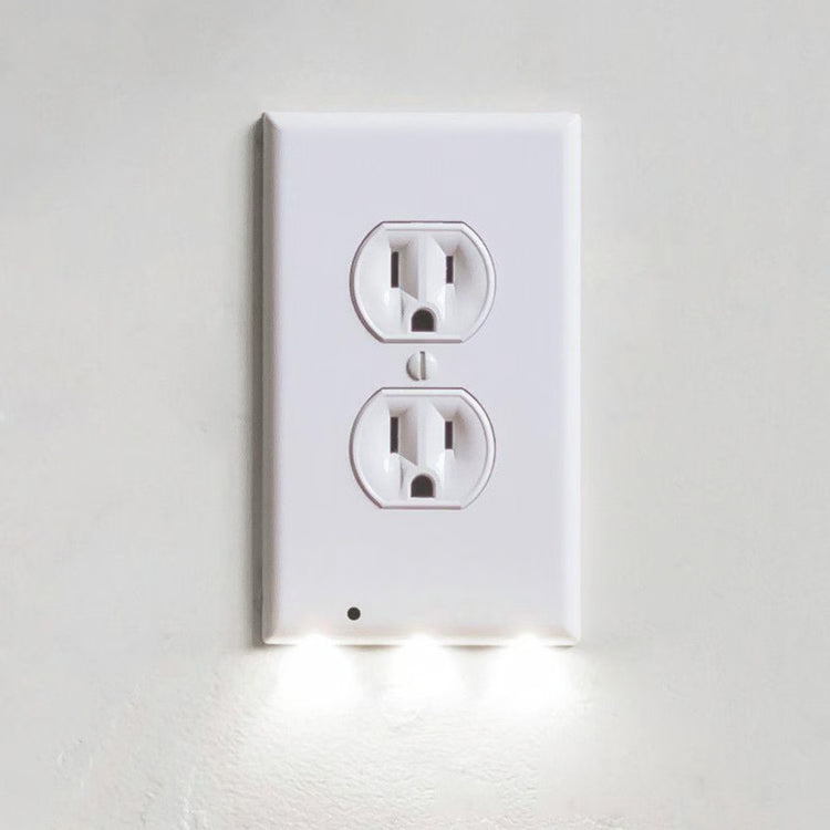 LED Light Sensor Outlet Cover – Sleek Automatic Night Lighting Solution