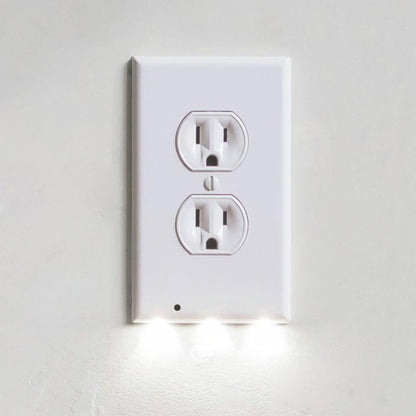 LED Light Sensor Outlet Cover – Sleek Automatic Night Lighting Solution