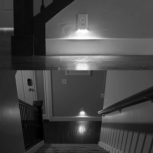 LED Light Sensor Outlet Cover – Sleek Automatic Night Lighting Solution